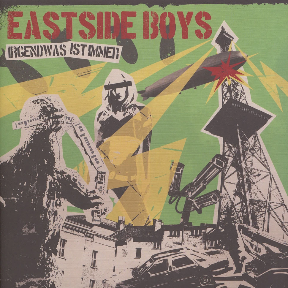 Eastside Boys - Irgendwas Ist Immer Green Yellow Spletetred Vinyl Edition