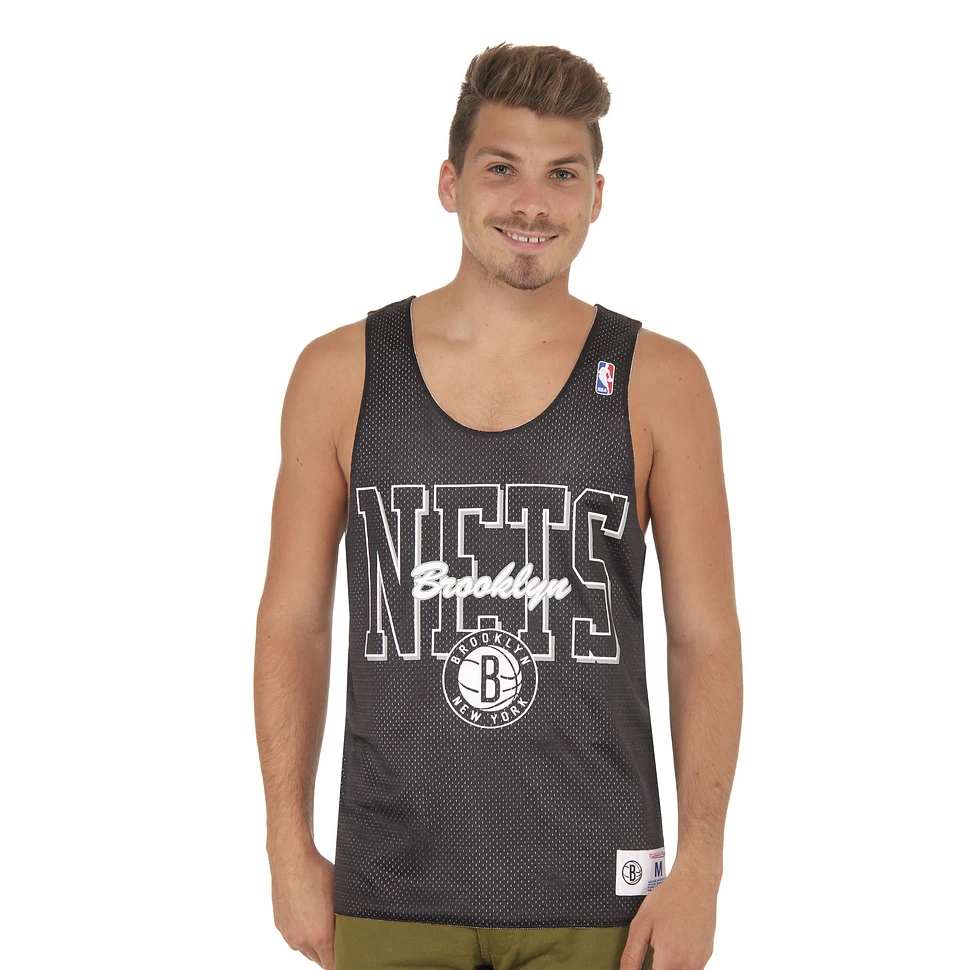 Mitchell & Ness - Brooklyn Nets NBA Reversible Mesh Tank Top