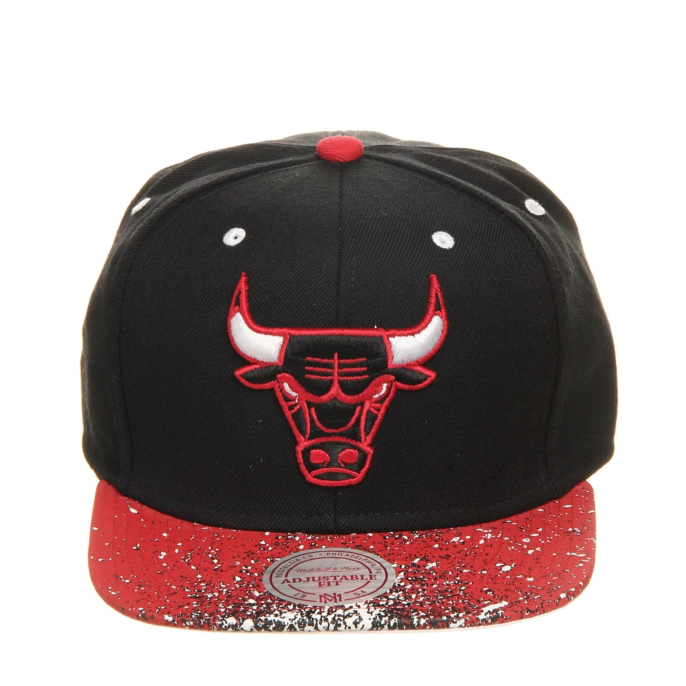 Mitchell & Ness - Chicago Bulls NBA Splatter 2 Tone Snapback Cap