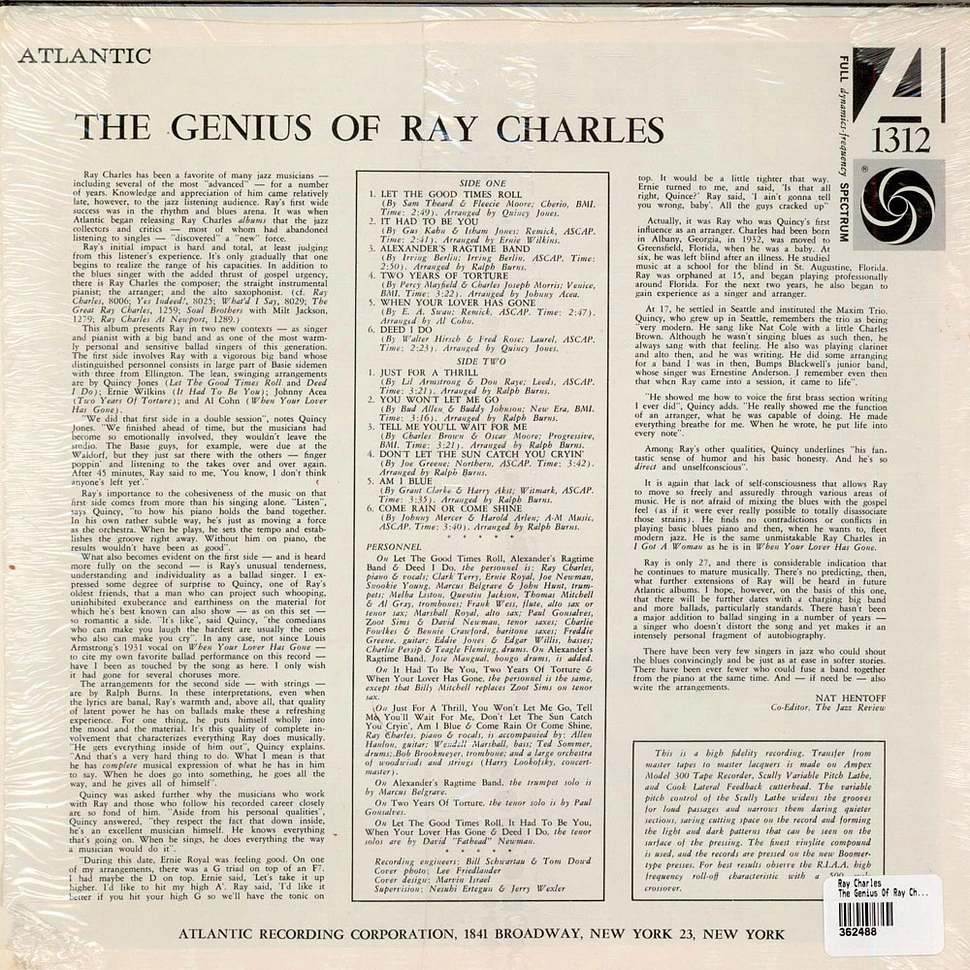 Ray Charles - The Genius Of Ray Charles