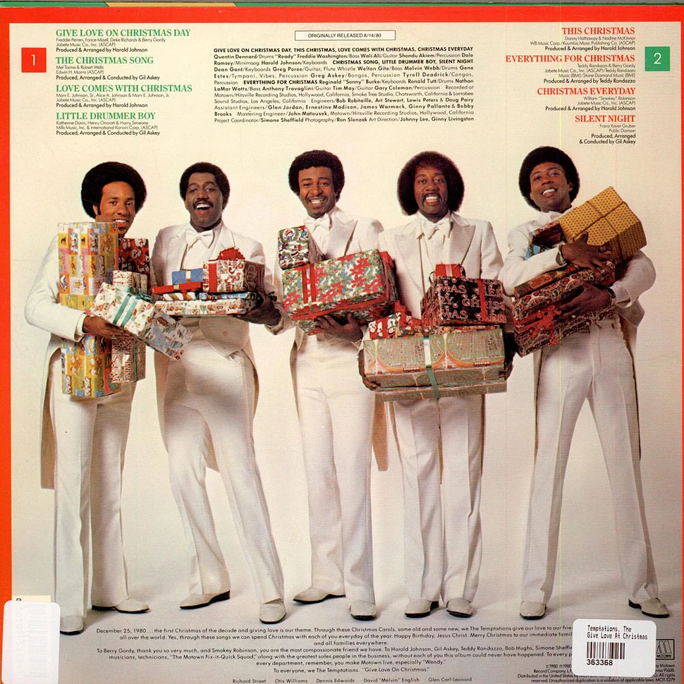 The Temptations - Give Love At Christmas