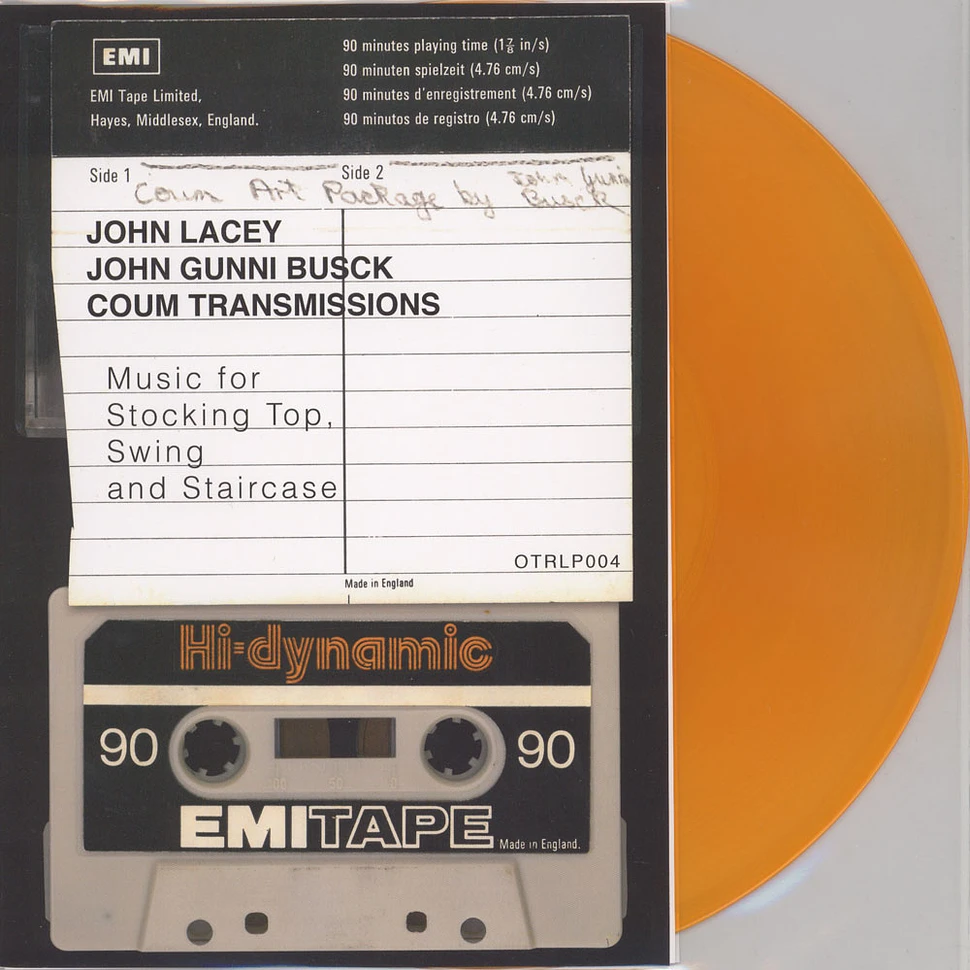 John Lacey / Coum Transmissions - Music For Stocking Top, Swing And Staircase