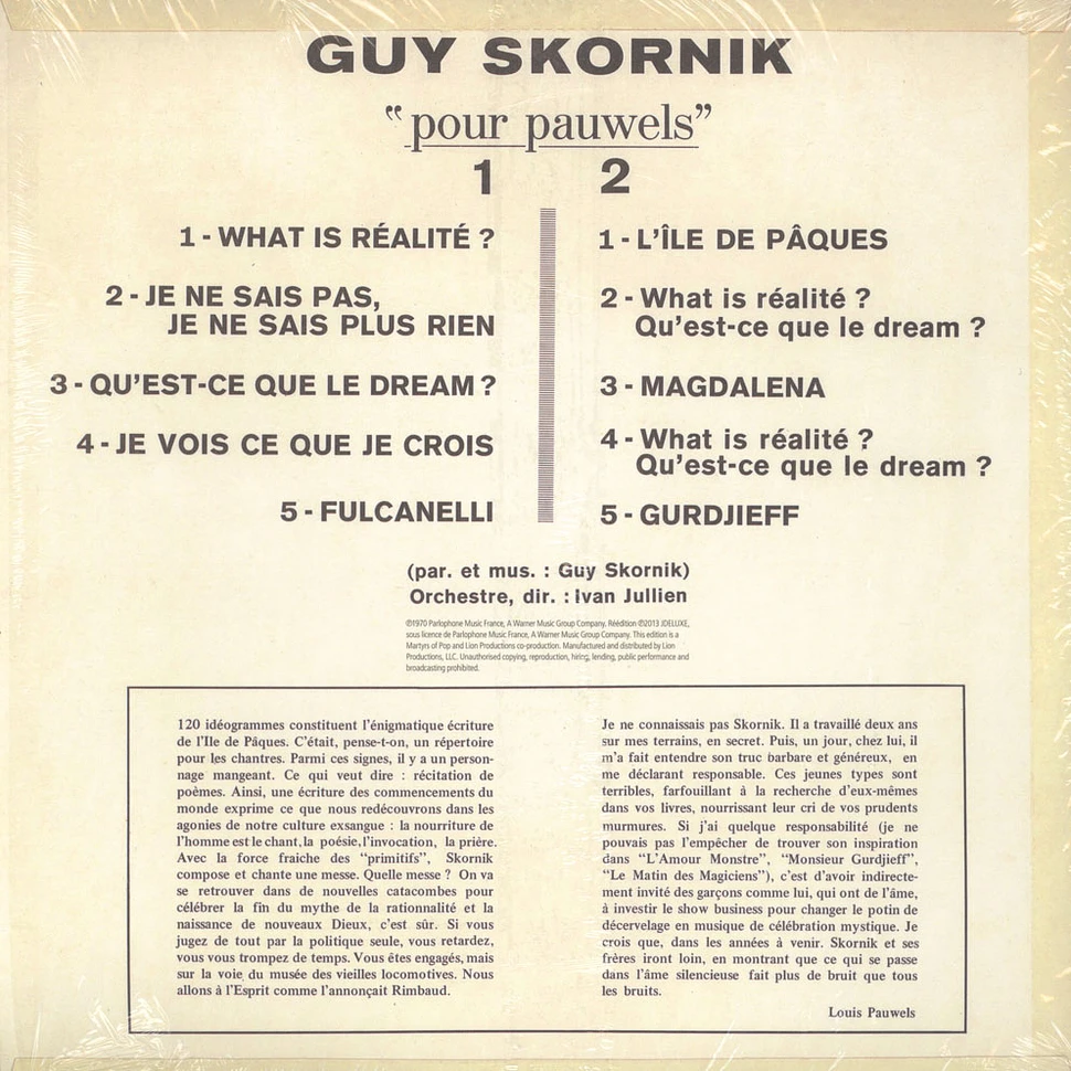 Guy Skornik - Pour Pauwels