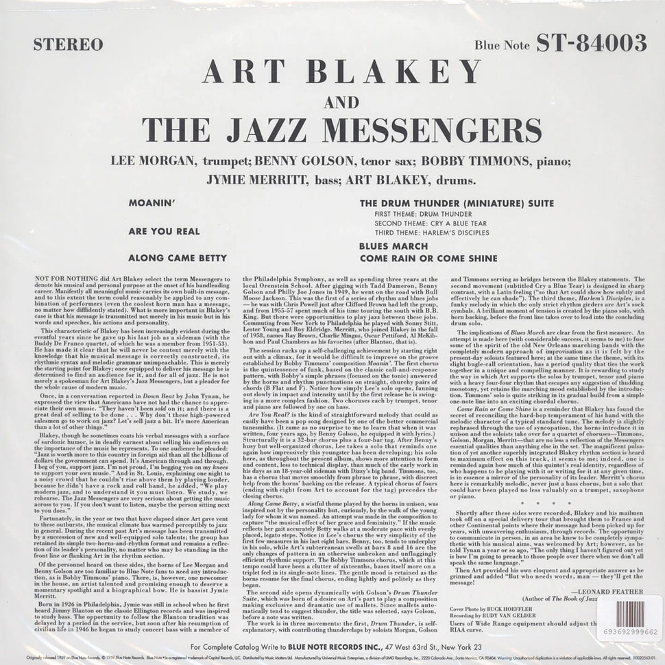Art Blakey & The Jazz Messengers - Moanin´