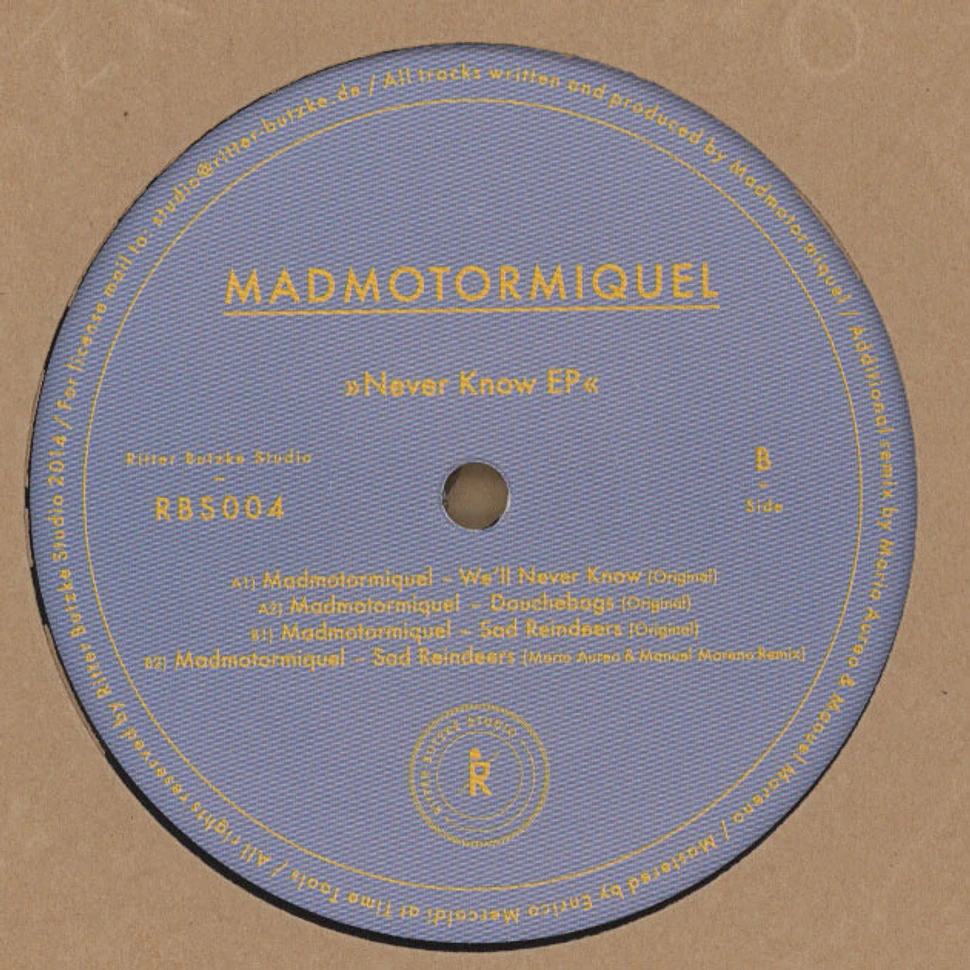 Madmotormiquel - Never Know EP
