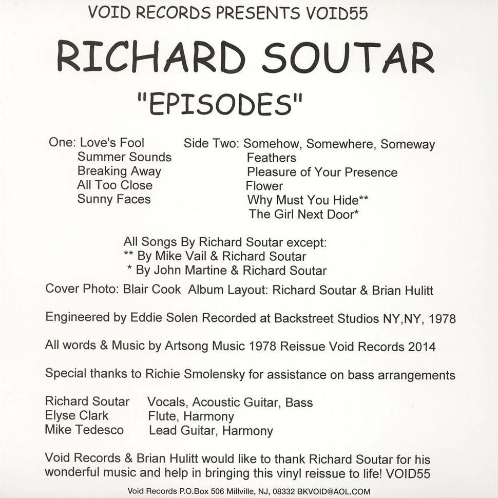 Richard Soutar - Episodes