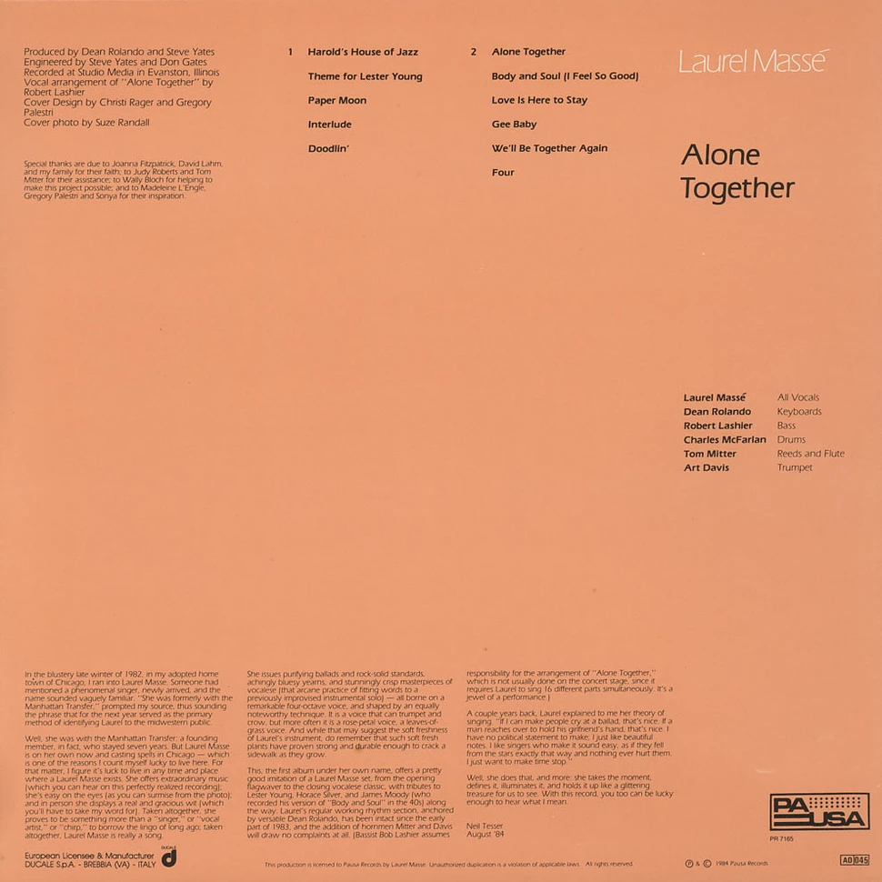 Laurel Masse - Alone Together