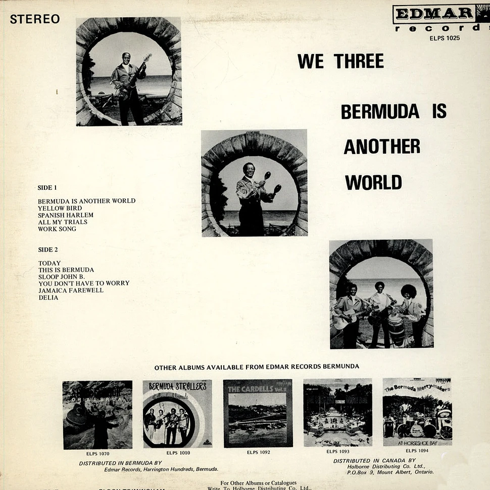 Hubert Smith And His Coral Islanders - We Three - Bermuda Is Another World