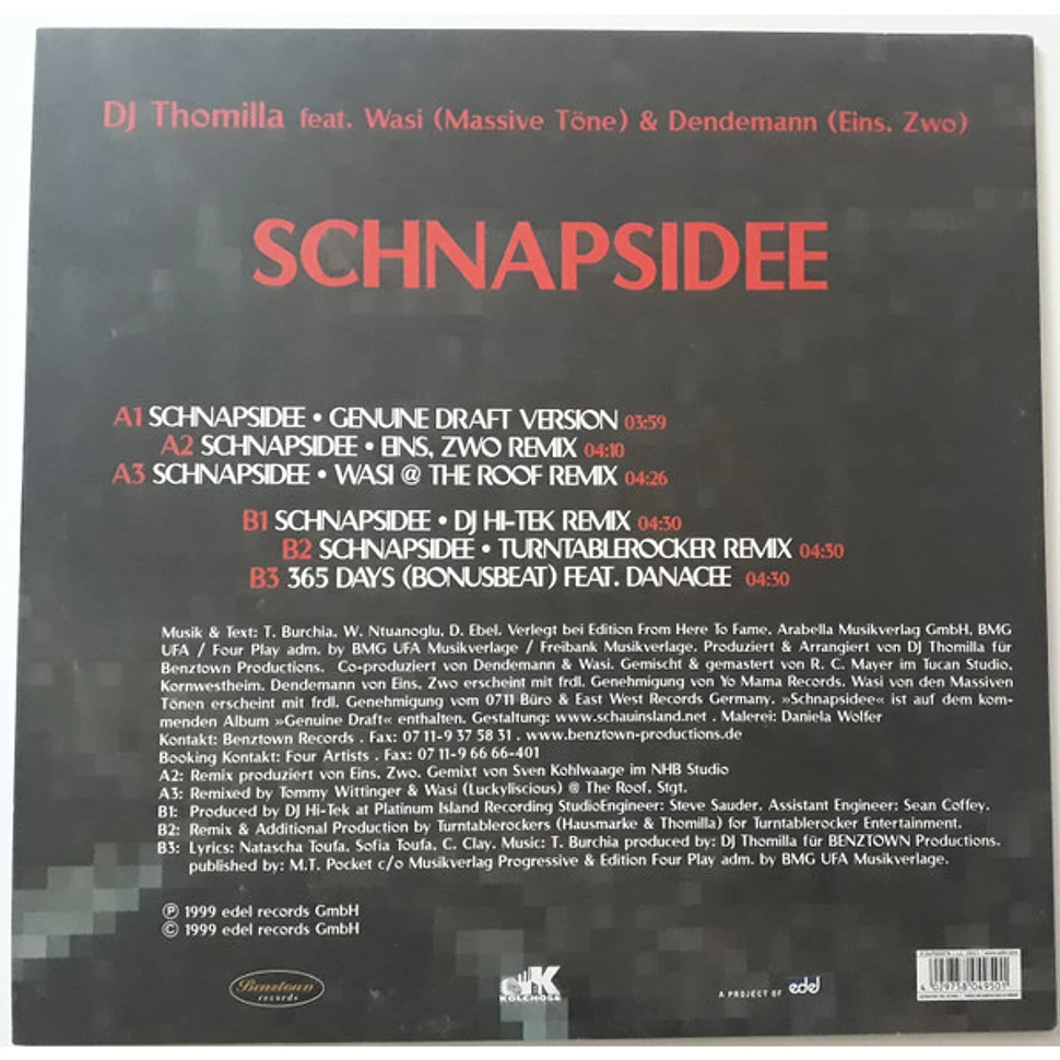 Thomilla Feat. Wasi & Dendemann - Schnapsidee