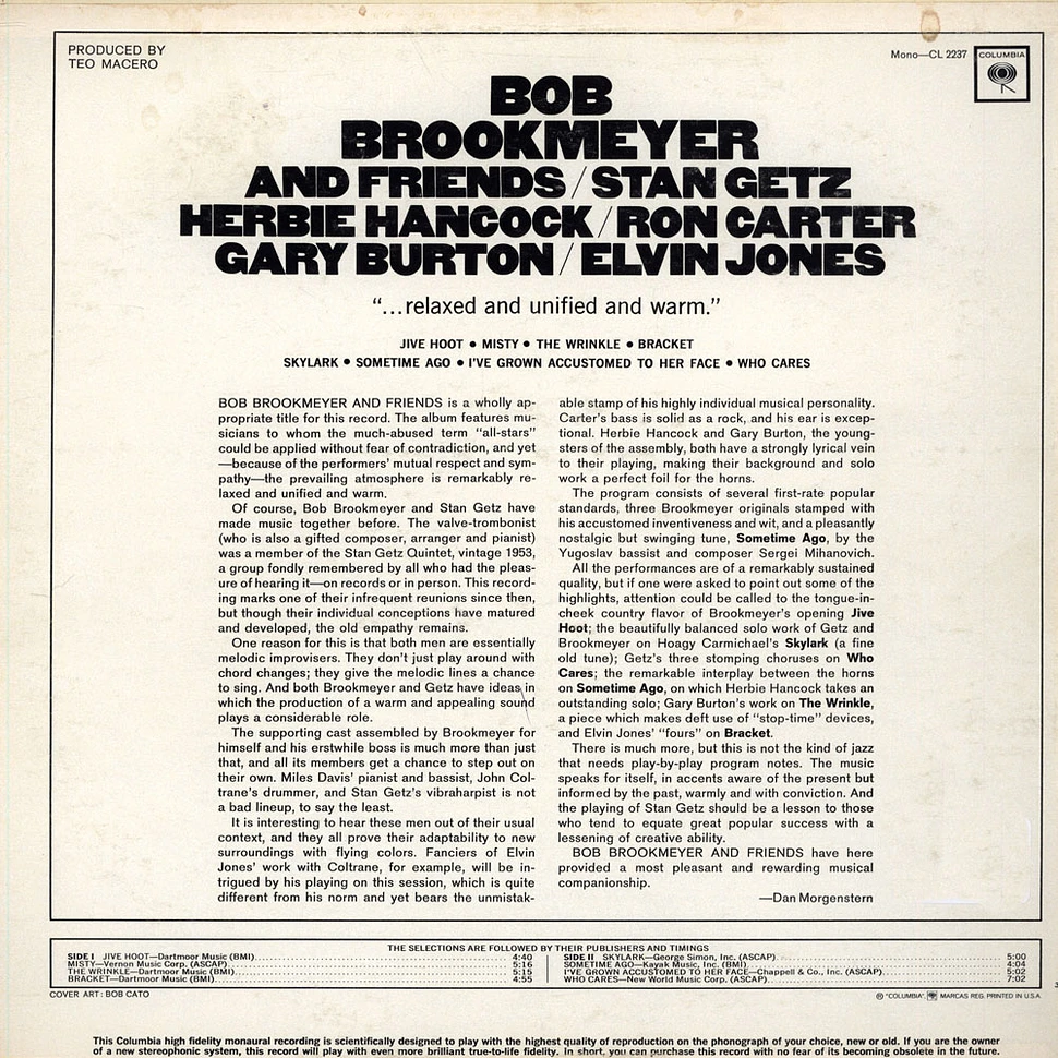 Bob Brookmeyer - Bob Brookmeyer And Friends