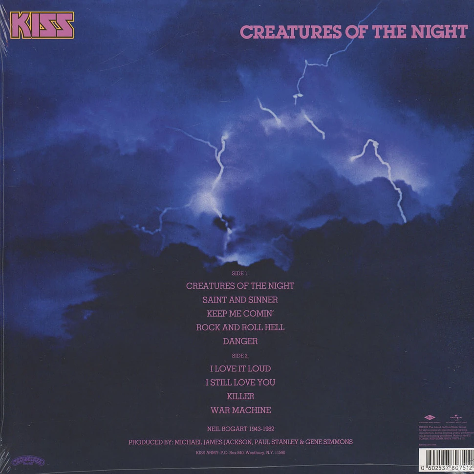 Kiss - Creatures Of The Night Back To Black Edition