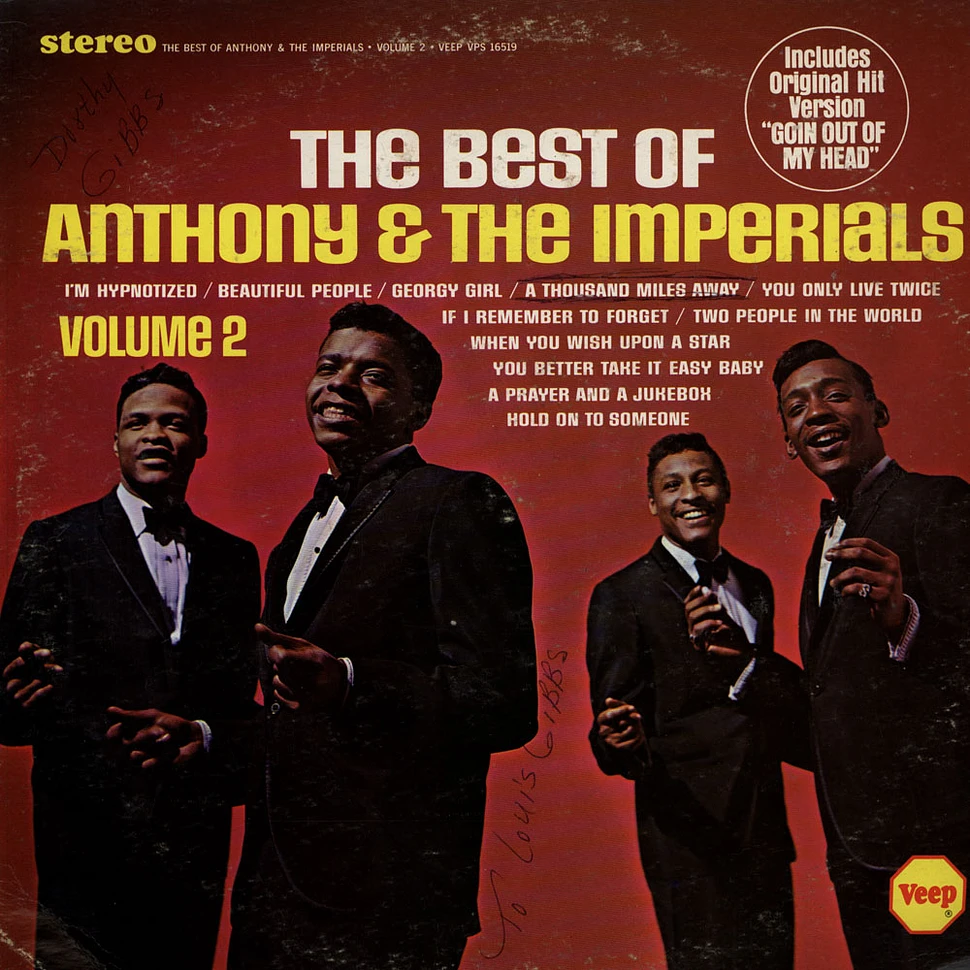 Little Anthony & The Imperials - The Best Of Volume 2