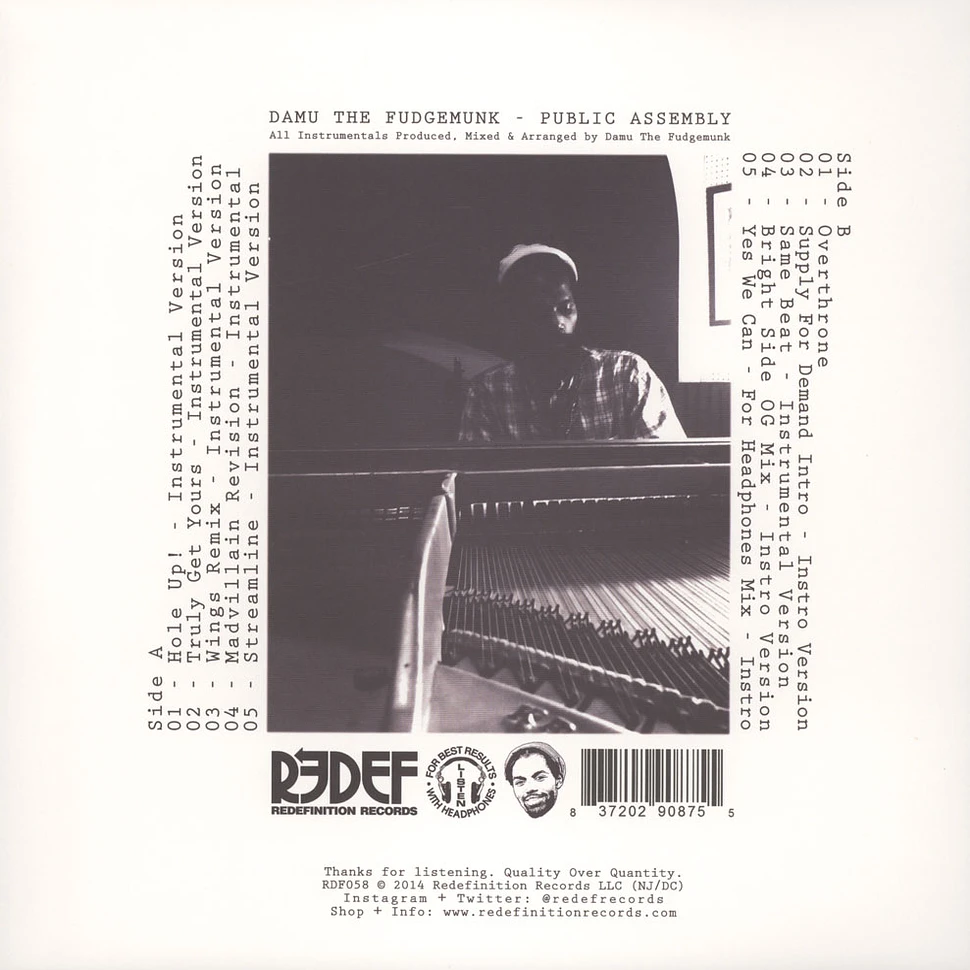 Damu The Fudgemunk - Public Assembly Volume 1 Brown Vinyl Edition