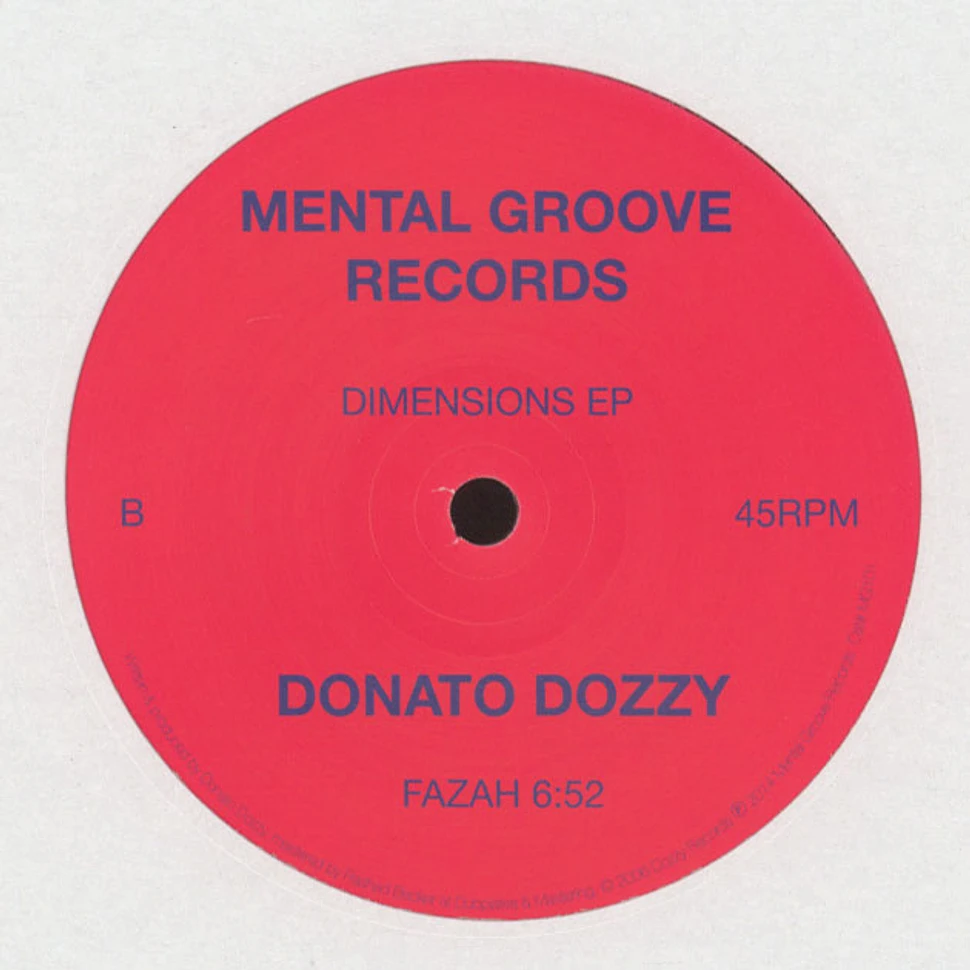 Donato Dozzy - Dimensions EP Remastered Version