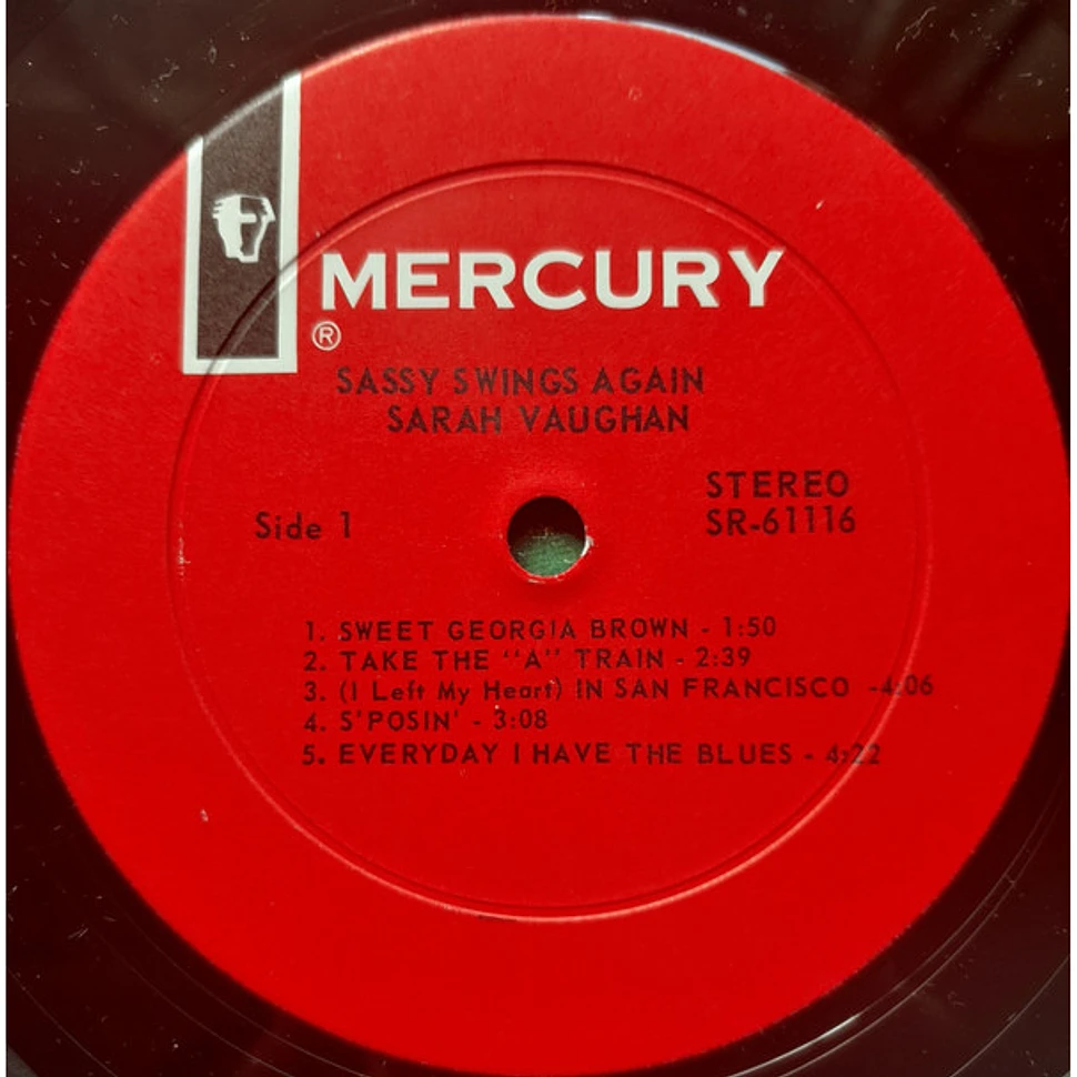 Sarah Vaughan - Sassy Swings Again