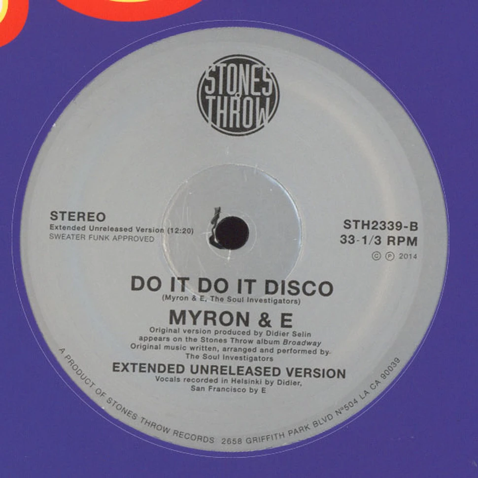 Myron & E - Do It Do It Disco Tom Noble Remix