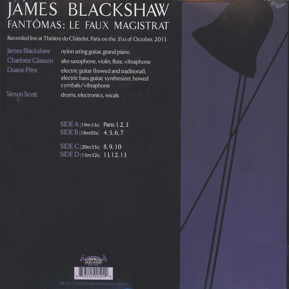 James Blackshaw - Fantomas: Le Faux Magistrat