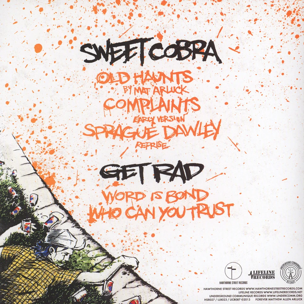 Sweet Cobra / Get Rad - Split