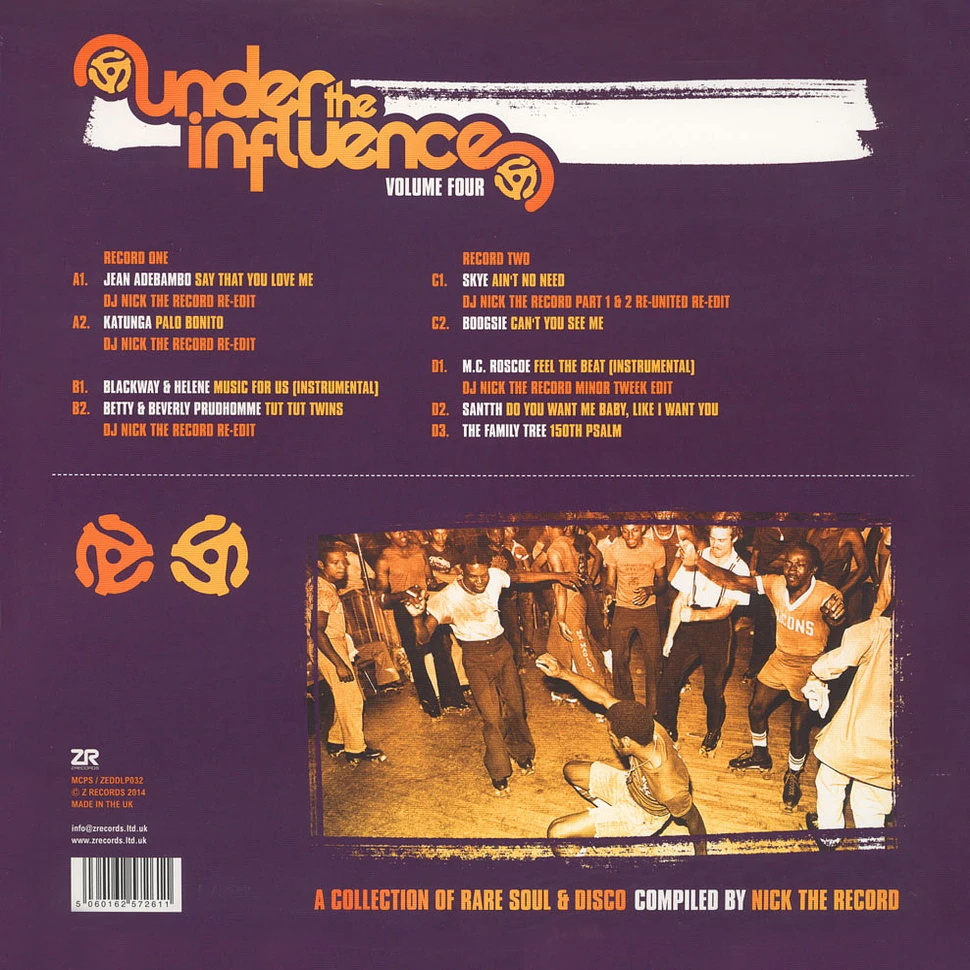 Nick The Record Presents - Under The Influence Volume 4