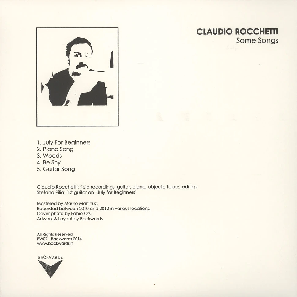 Claudio Rocchetti - Some Songs
