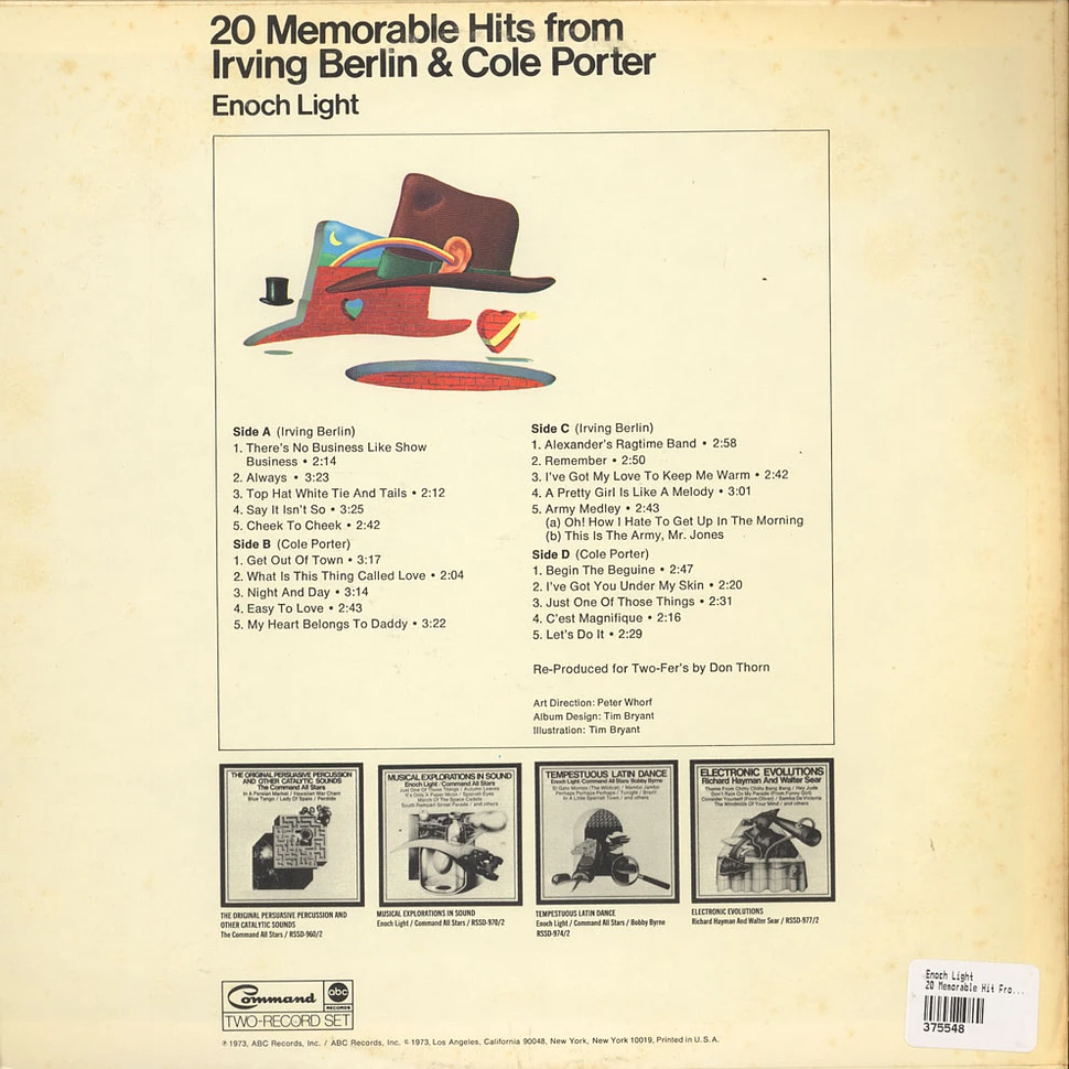 Enoch Light - 20 Memorable Hit Fron Irving Berlin & Cole Porter