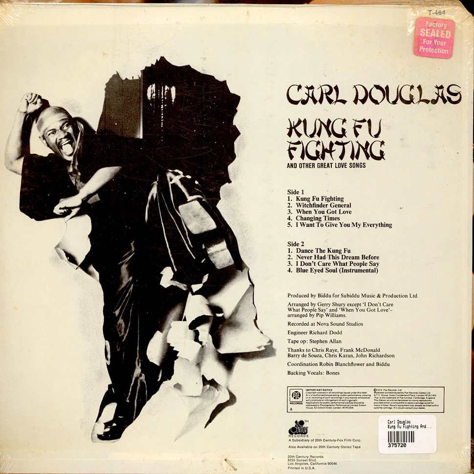 Carl Douglas - Kung Fu Fighting And Other Great Love Songs