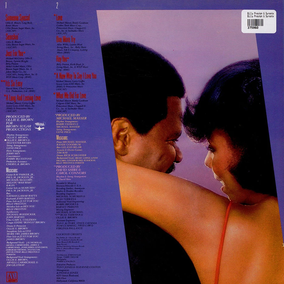 Billy Preston & Syreeta - Billy Preston & Syreeta