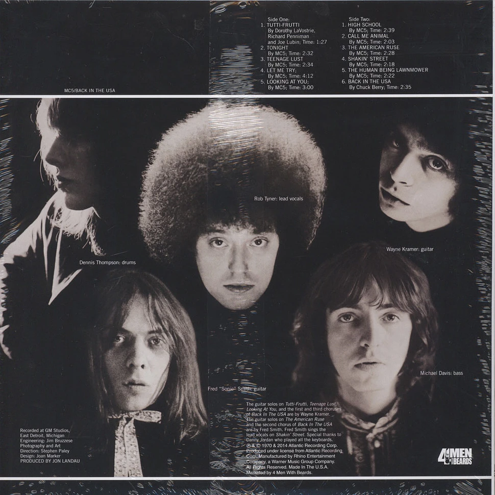 MC 5 - Back In The USA