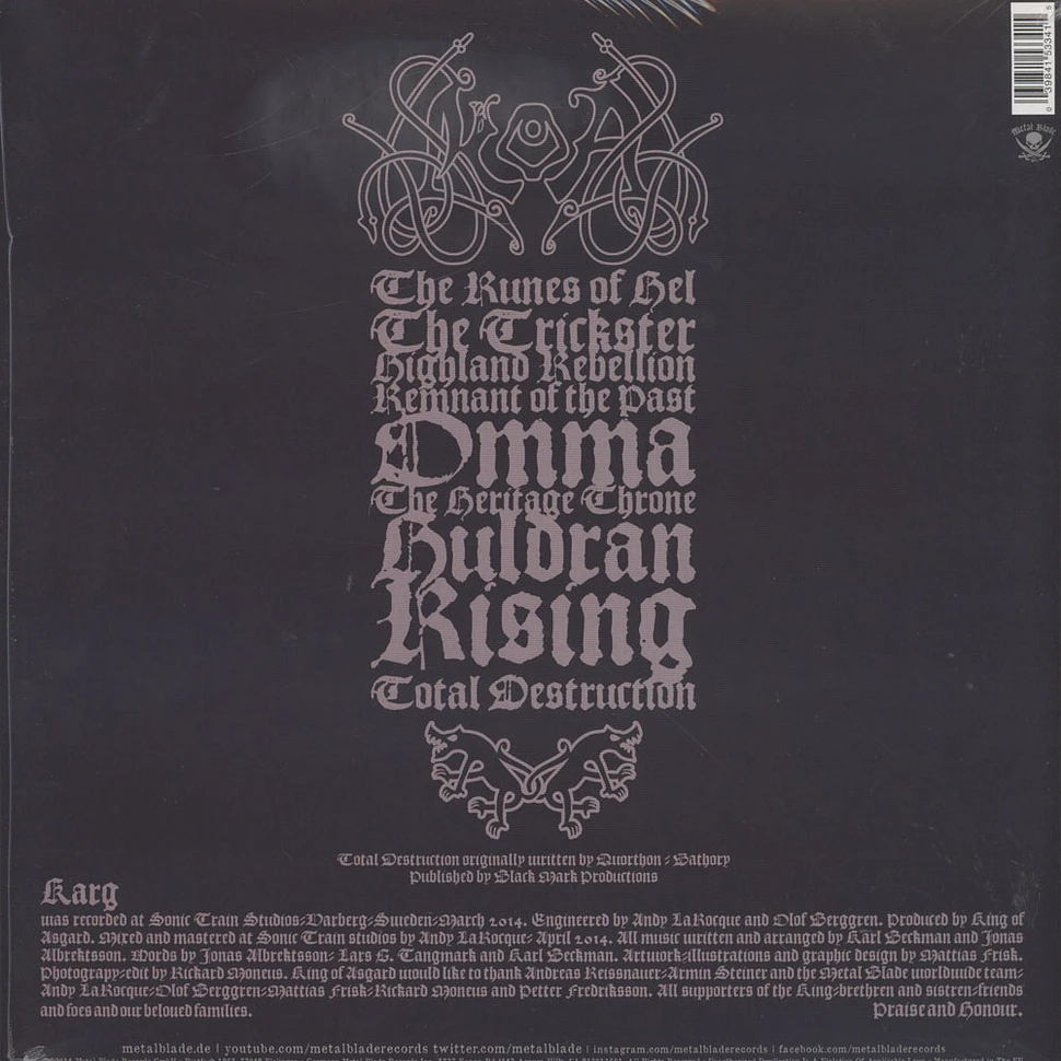 King of Asgard - KARG Black Vinyl Edition