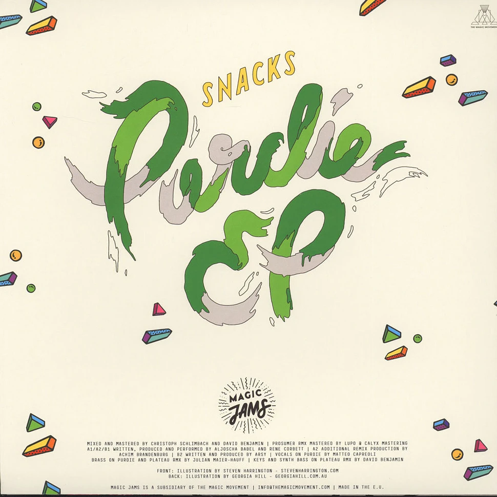 Snacks - Purdie EP Black Vinyl Version