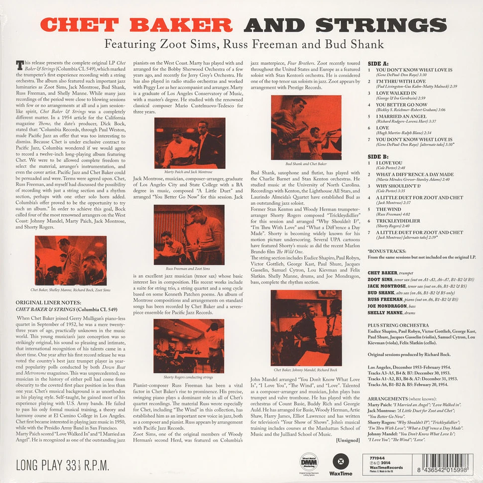 Chet Baker - Chat Baker & Strings