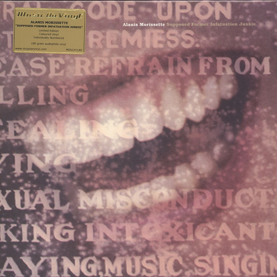 Alanis Morissette - Supposed Former Infatuation Junkie Clear Silver Vinyl Edition