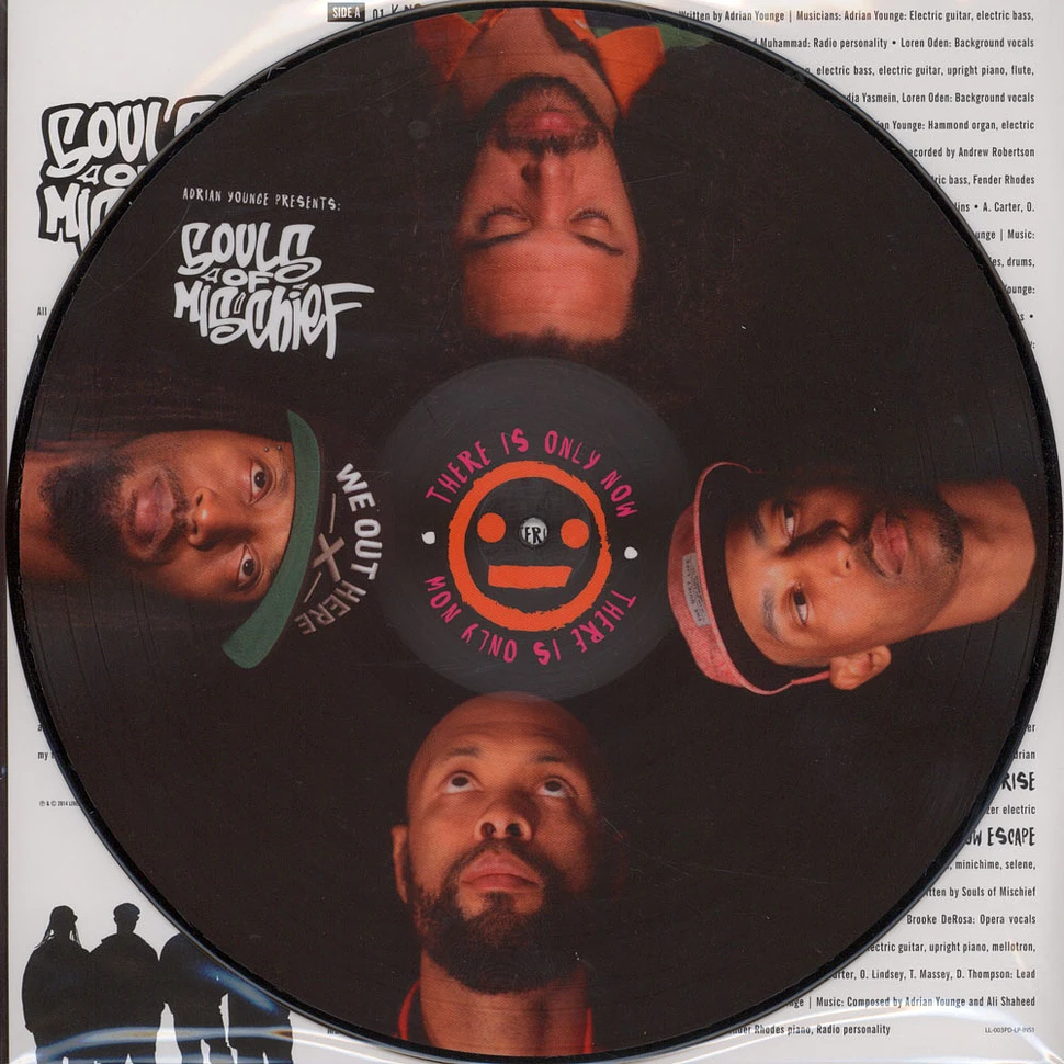 Adrian Younge presents Souls Of Mischief - There Is Only Now Picture Disc Edition