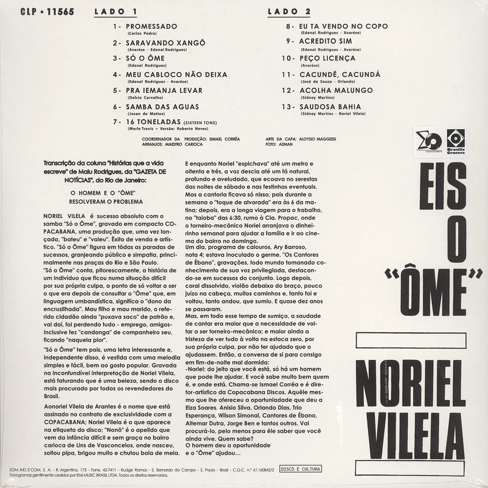 Noriel Vilela - Eis O Ome