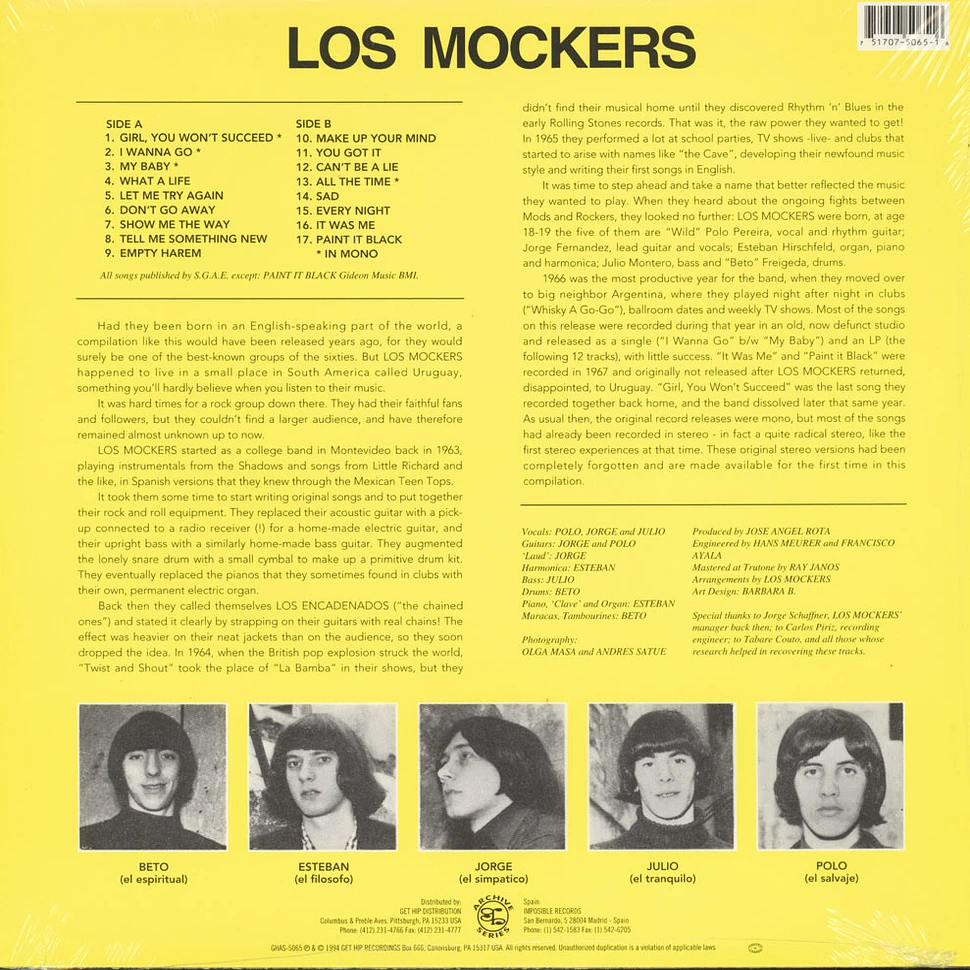 Los Mockers - The Original Recordings 1965-1967