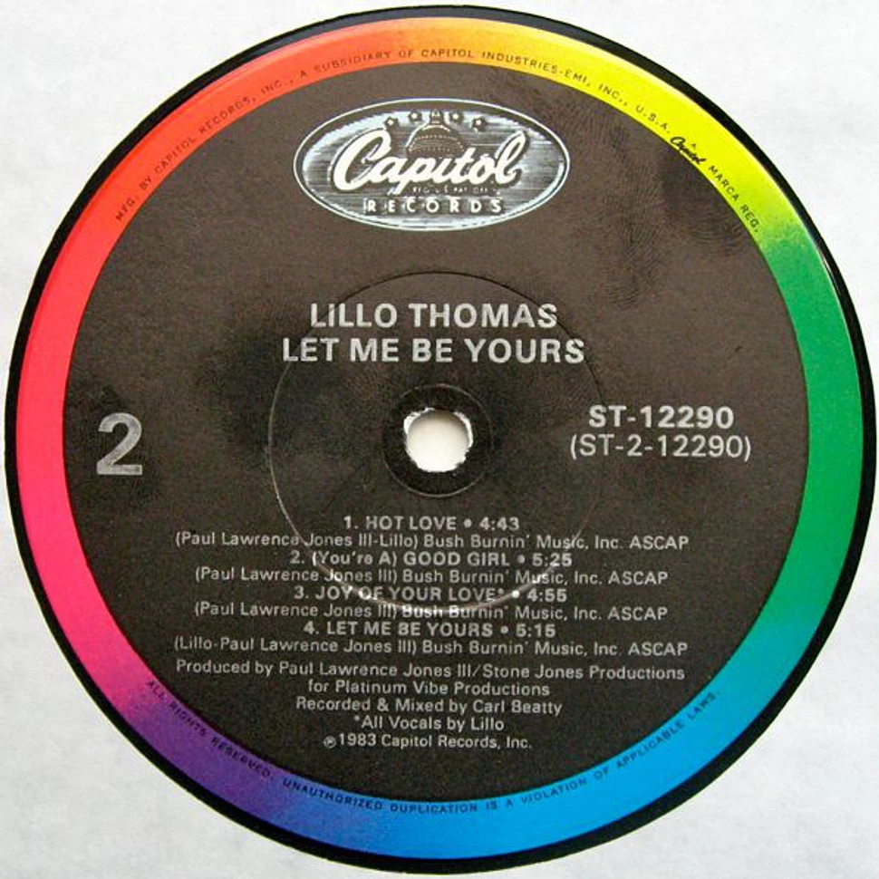 Lillo Thomas - Let Me Be Yours