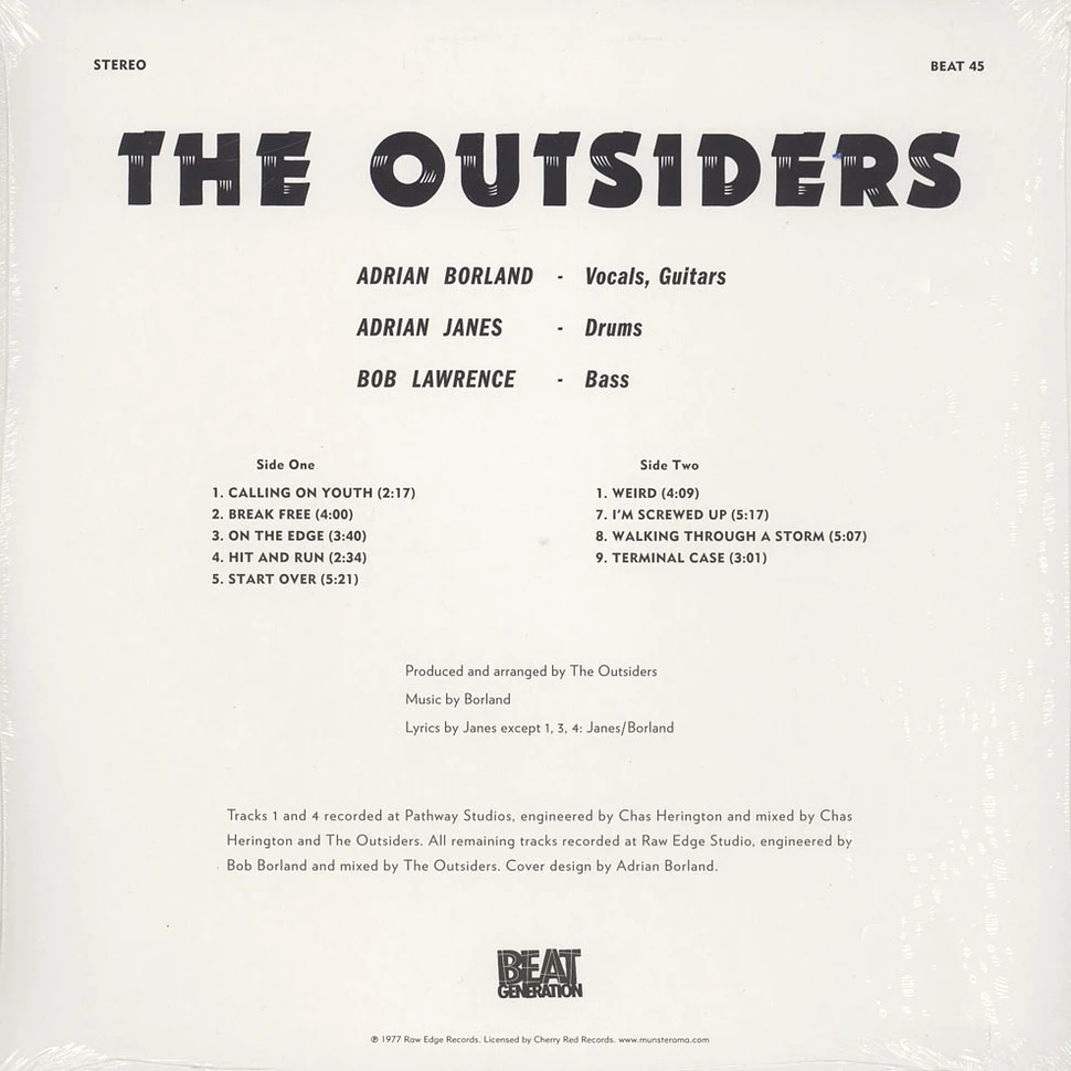 The Outsiders - Calling On Youth