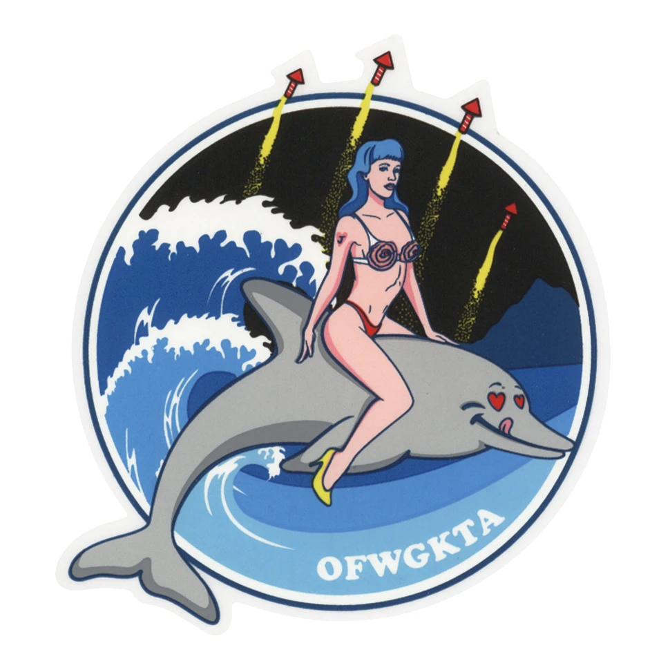 Odd Future (OFWGKTA) - Dolphin Fireworks Sticker