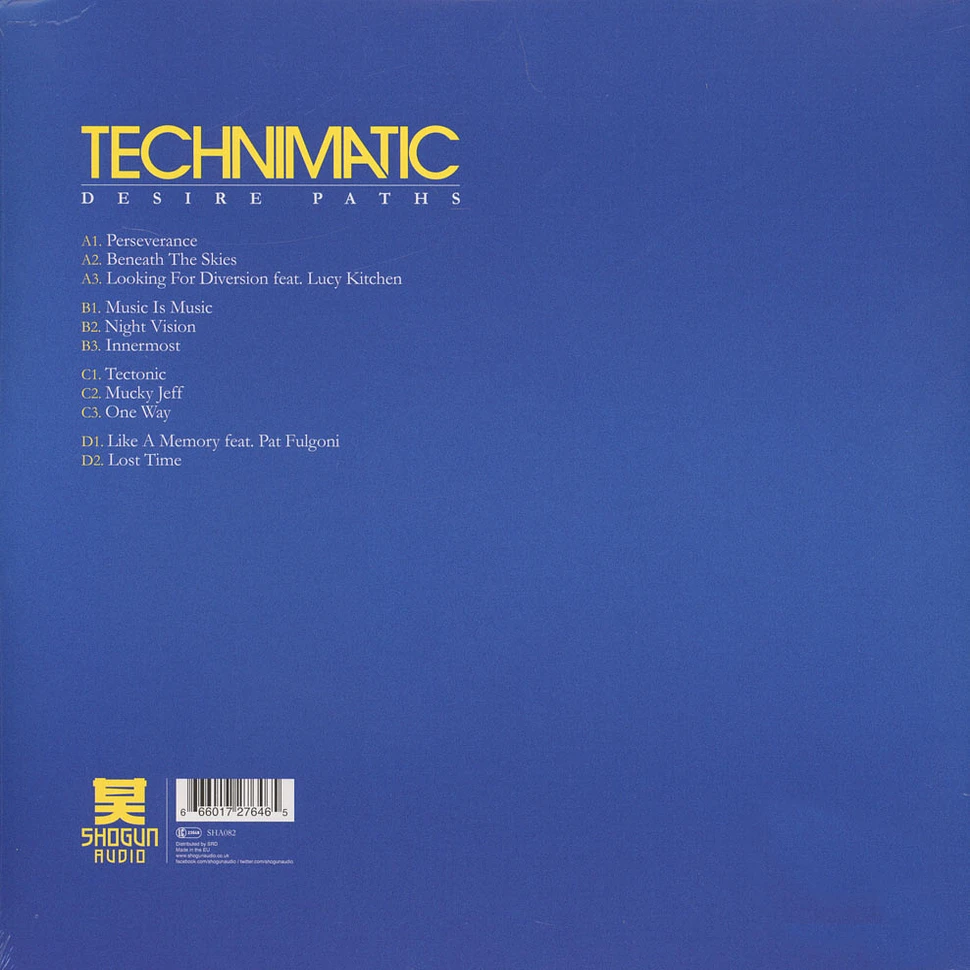 Technimatic - Desire Paths Clear Vinyl Edition