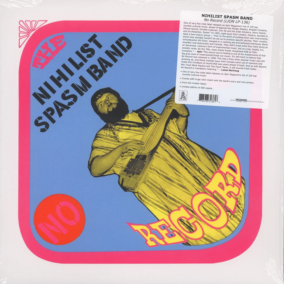 The Nihilist Spasm Band - No Record