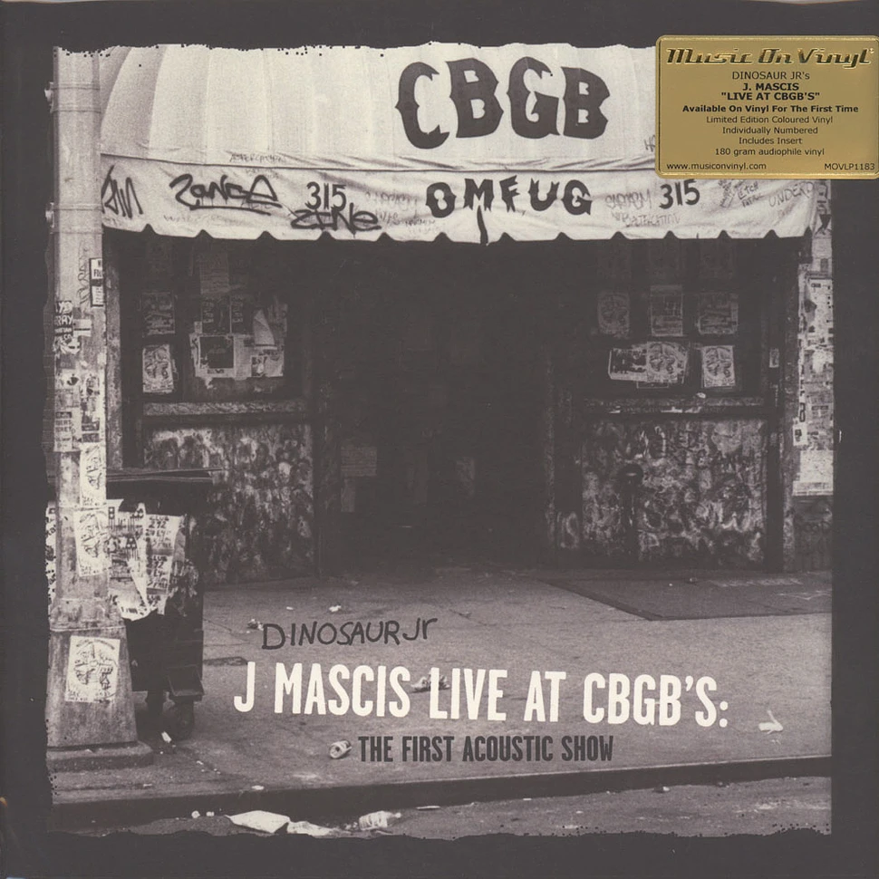 Dinosaur Jr - J Mascis Live At CBGB's: The First Acoustic Show Colored Vinyl Edition
