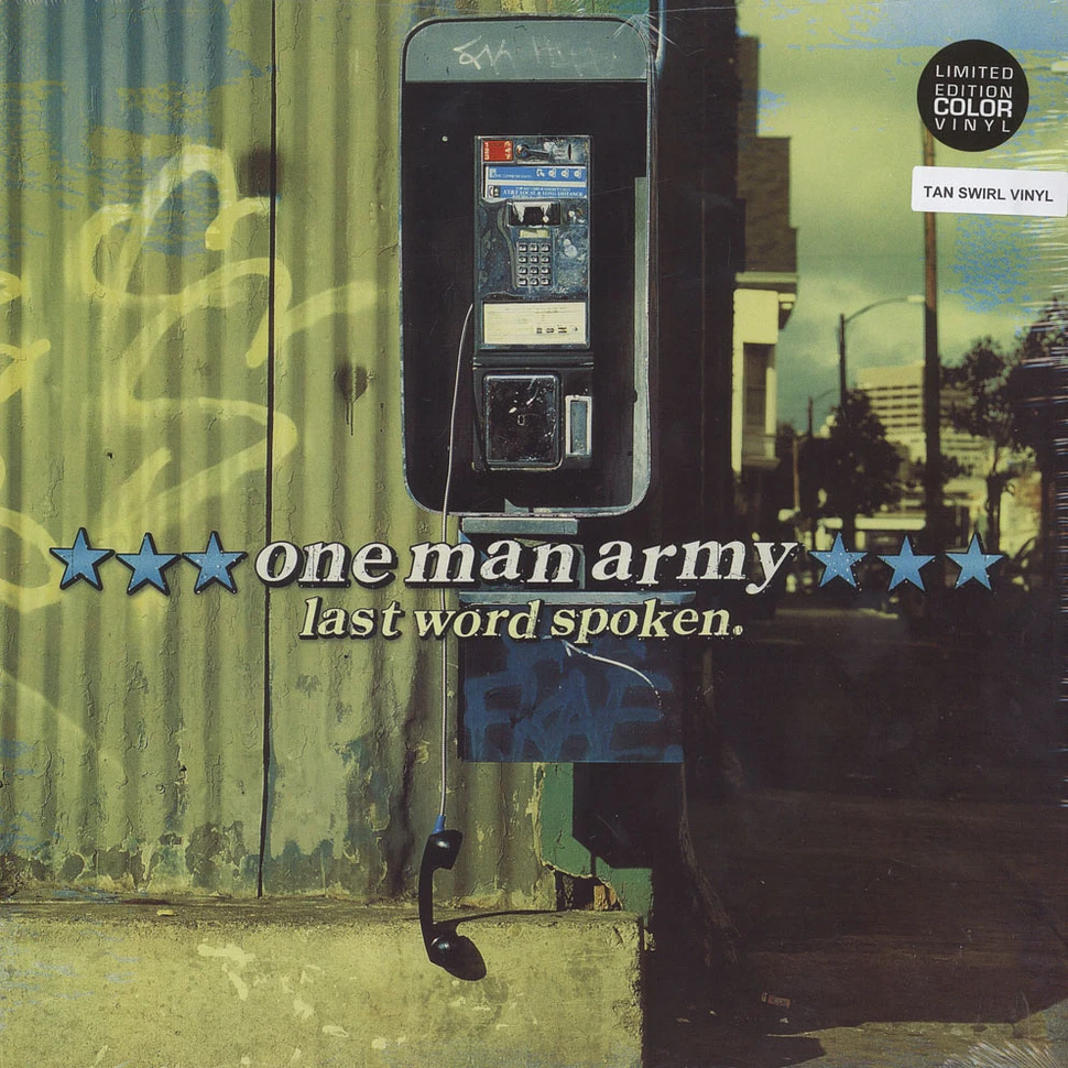 One Man Army - Last Word Spoken Tan Swirl Vinyl Edition