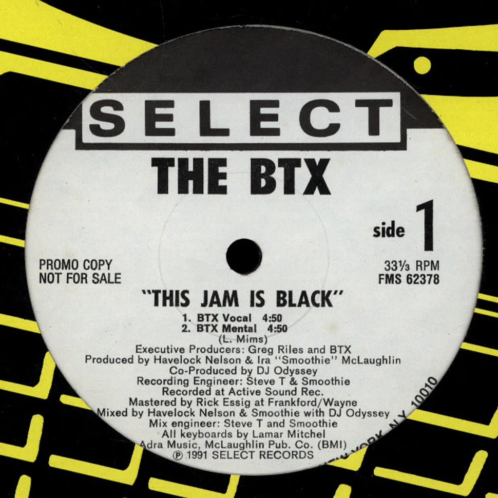 The BTX - This Jam Is Black