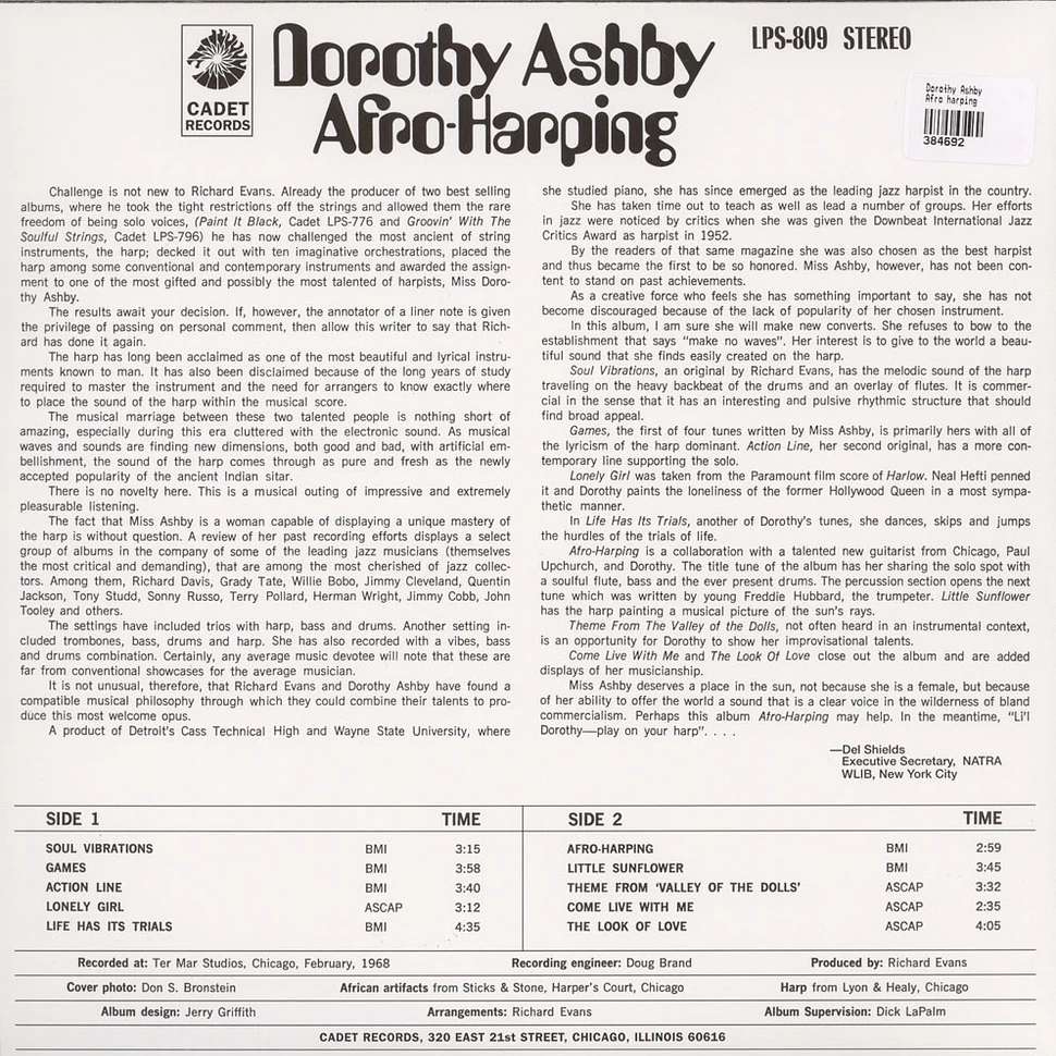 Dorothy Ashby - Afro-Harping