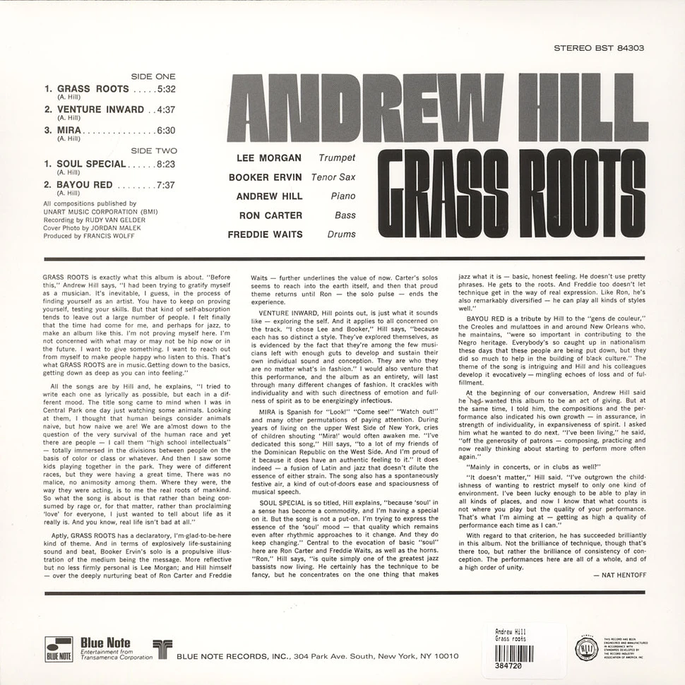 Andrew Hill - Grass roots