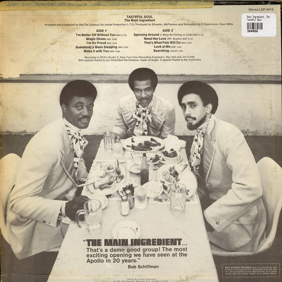 The Main Ingredient - Tasteful Soul