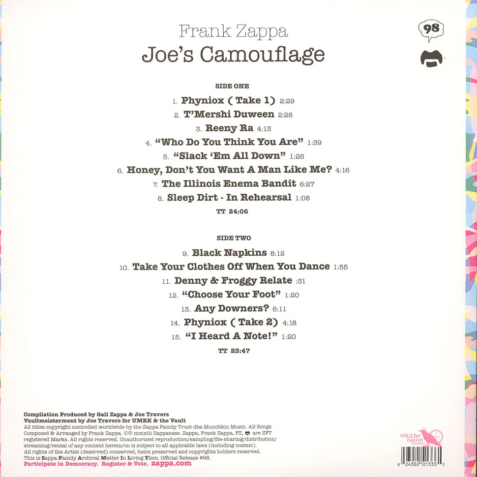 Frank Zappa - Joe's Camouflage