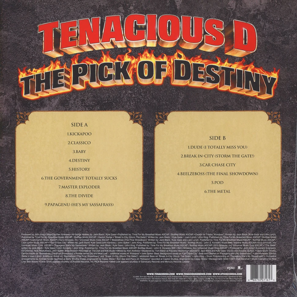 Tenacious D - OST The Pick Of Destiny