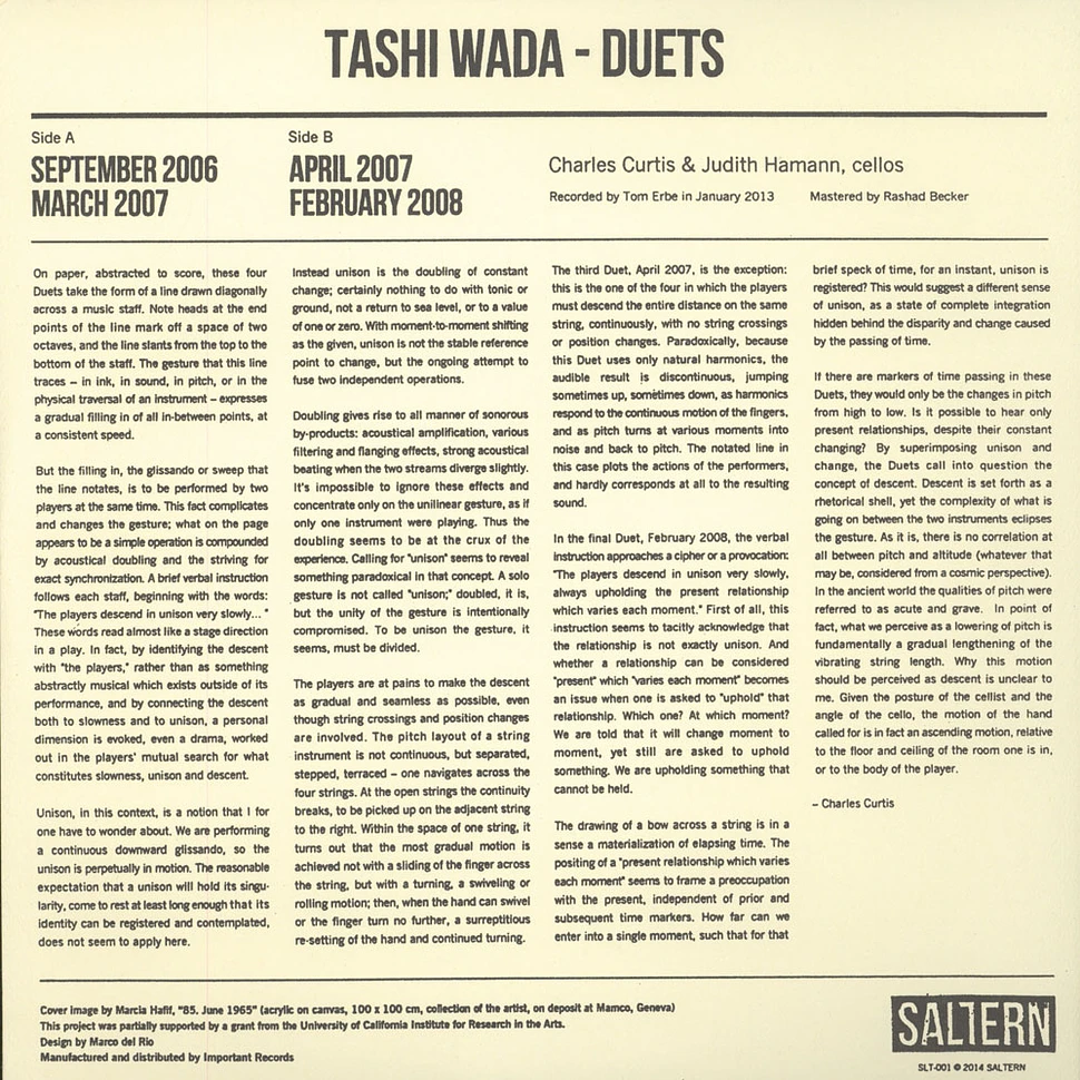 Tashi Wada - Duets