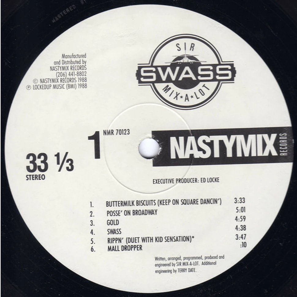 Sir Mix-A-Lot - Swass - Vinyl LP - 1988 - US - Original | HHV